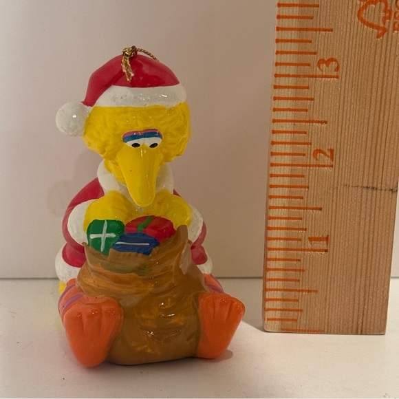 Vintage Sesame Street Cookie Monster Amd Big Ceramic Christmas Figurine Ornament - Picture 13 of 14
